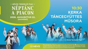 NÉPTÁNC A PIACON Hévíz plakát