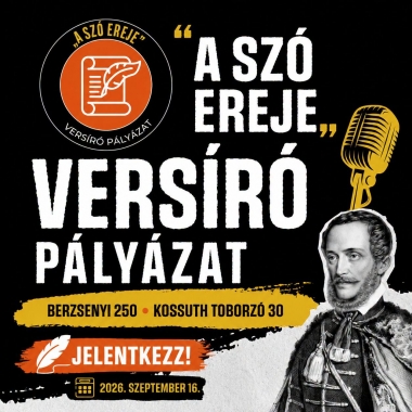 "A szó ereje" versíró pályázat Cegléd