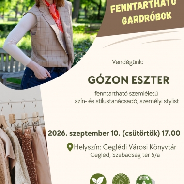 Fenntartható divat, fenntartható gardrób Cegléd