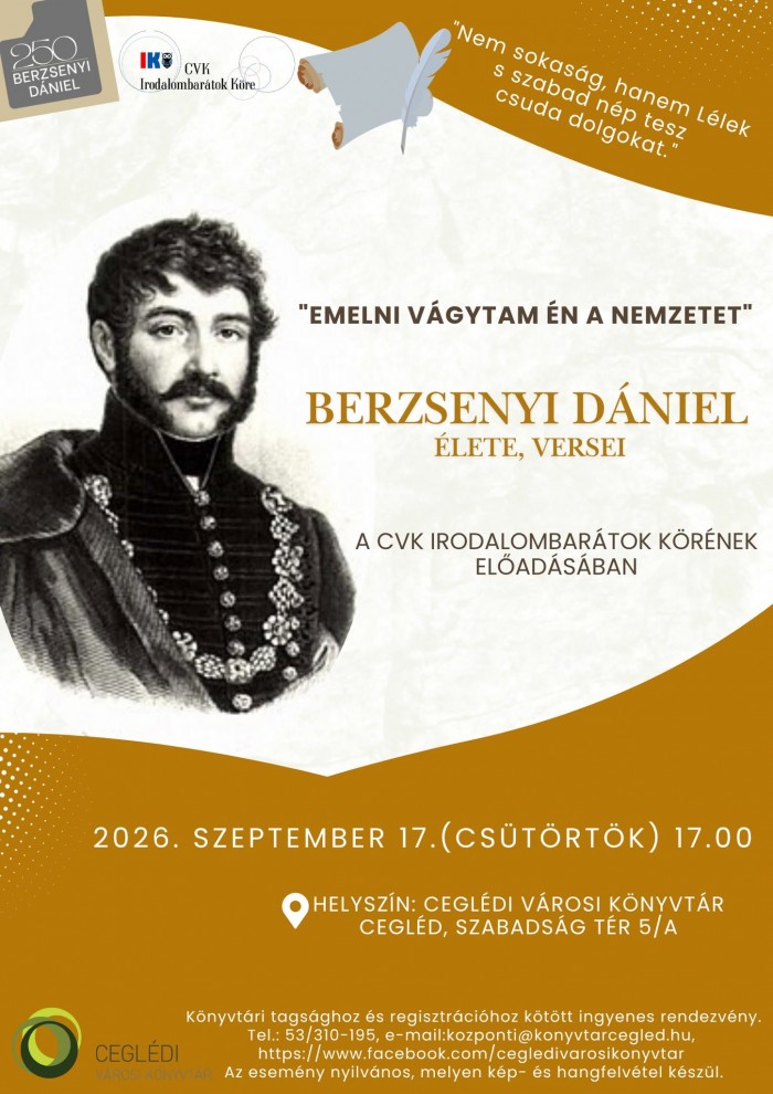 "Emelni vágytam én a nemzetet"