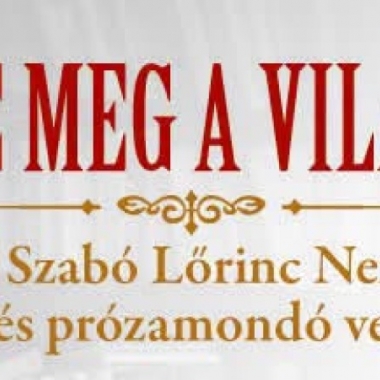 VIII. Szabó Lőrinc Nemzeti vers- és prózamondó verseny Hévíz