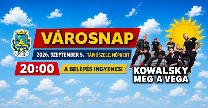 VÁROSNAP TÁPIÓSZELÉN!