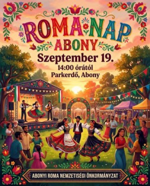 Roma Nap Abony plakát
