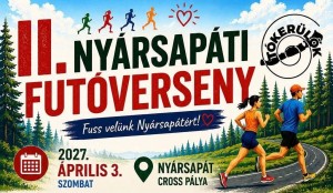 Fuss Nyársapátért! – II. Nyársapáti Futóverseny Nyársapát plakát
