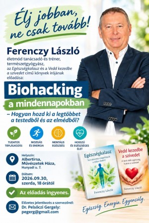 Élj jobban, ne csak tovább! Albertirsa plakát