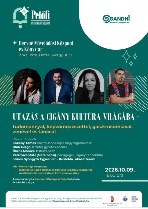 UTAZÁS A CIGÁNY KULTÚRA VILÁGÁBA Törtel plakát