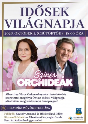 IDŐSEK VILÁGNAPJA Albertirsa plakát