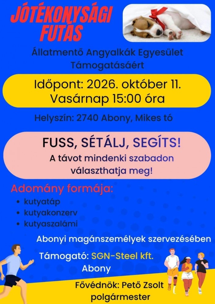 FUSS, SÉTÁLJ, SEGÍTS!