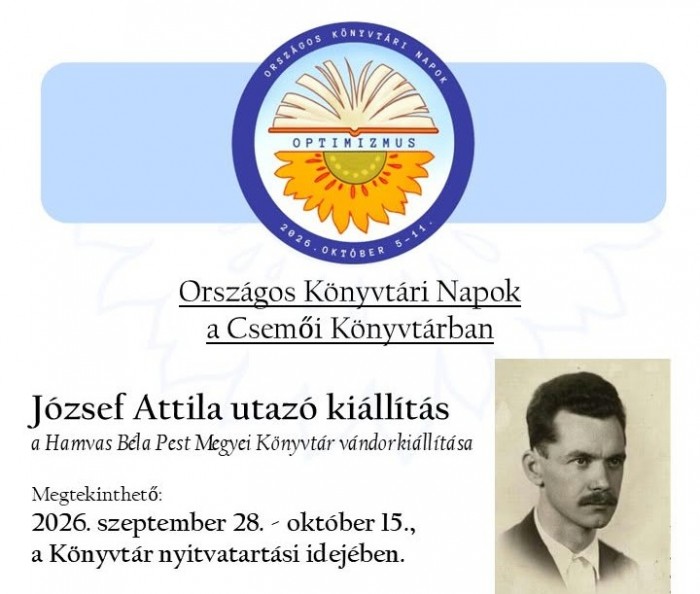 ORSZÁGOS KÖNYVTÁRI NAPOK CSEMŐBEN