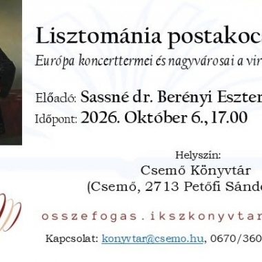 ORSZÁGOS KÖNYVTÁRI NAPOK CSEMŐBEN Csemő