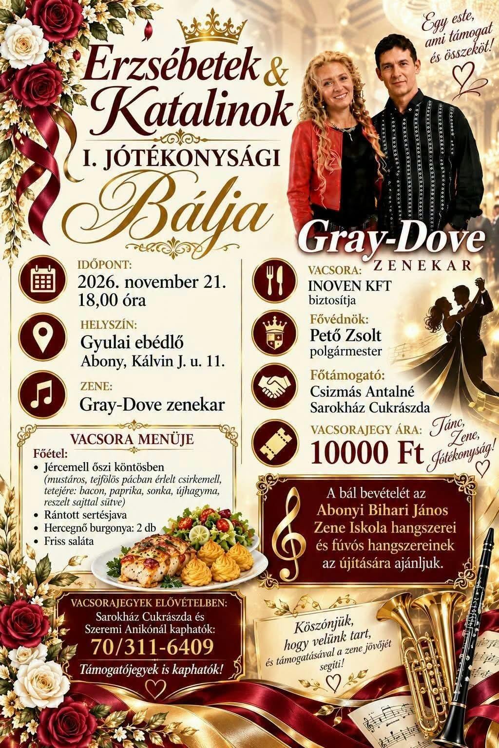 I. Erzsébetek & Katalinok Jótékonysági Bálja