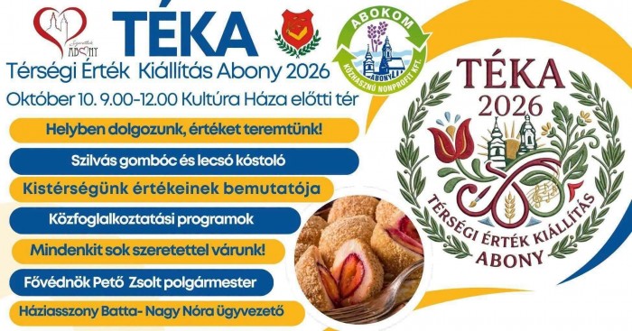 TÉKA 2026 – Térségi Érték Kiállítás