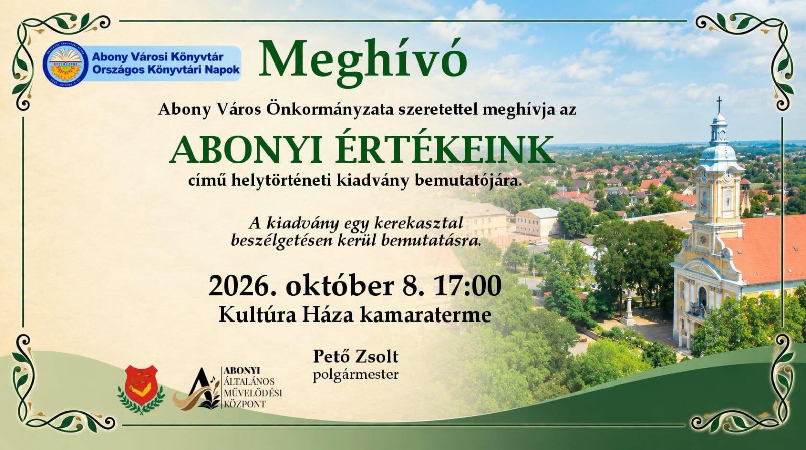 „Abonyi értékeink”