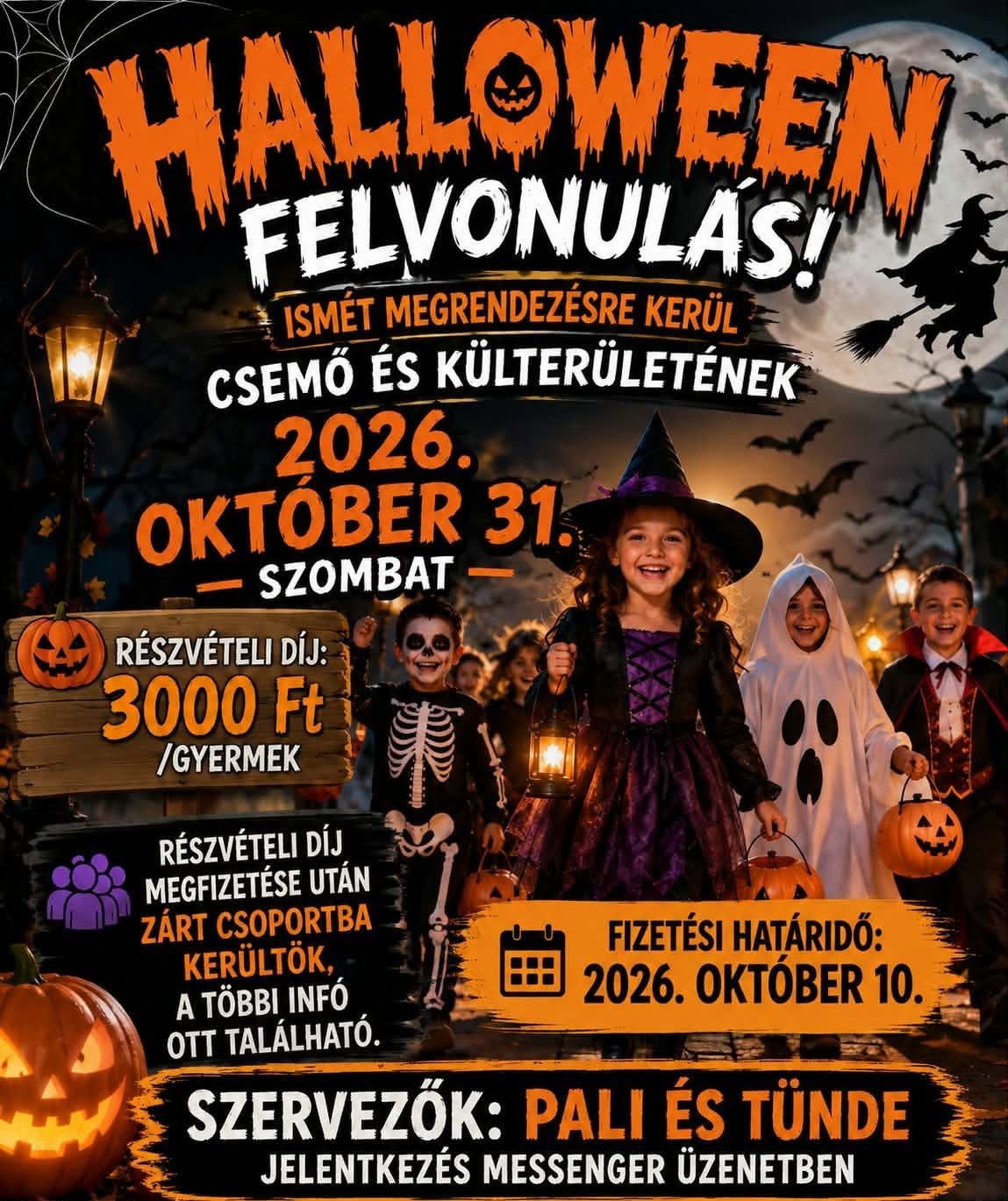 Halloween felvonulás