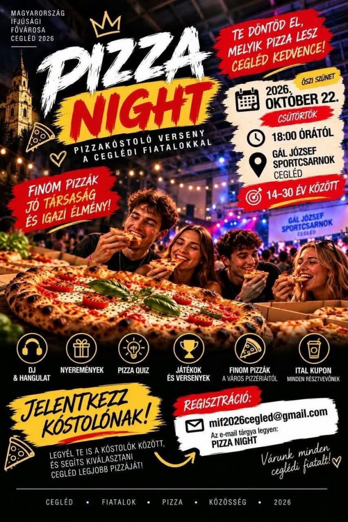 PIZZA NIGHT Cegléden