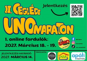JÖN A II. CEGLÉDI UNO MARATON! plakát