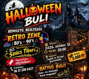HALLOWEEN BULI – RÉMISZTŐEN JÓ HANGULATBAN! plakát