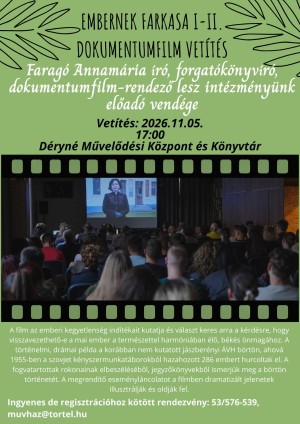 EMBERNEK FARKASA I–II. plakát